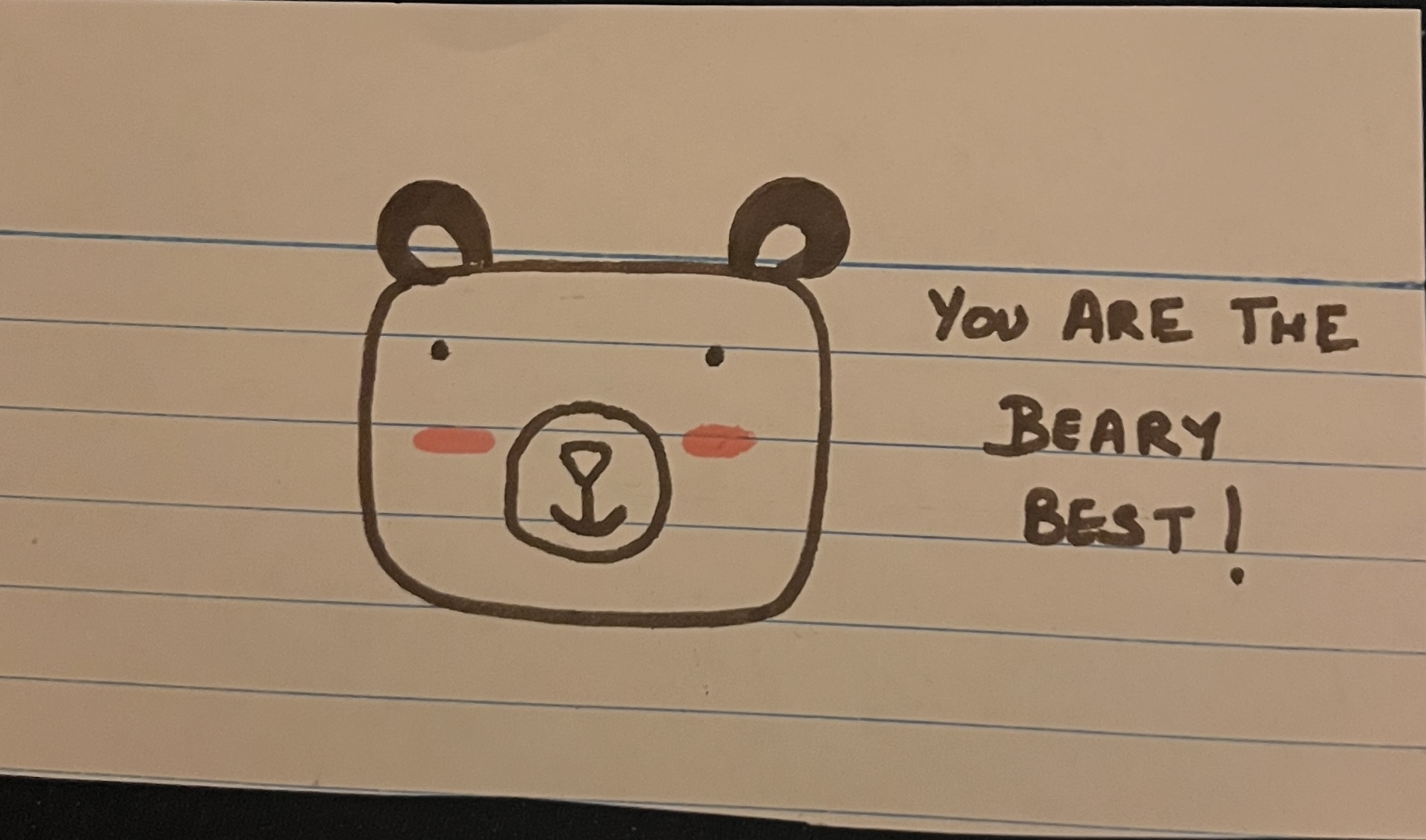 Bear Declaration Drawing