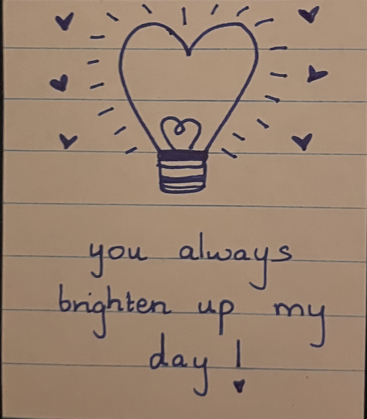 Heart Lightbulb Drawing