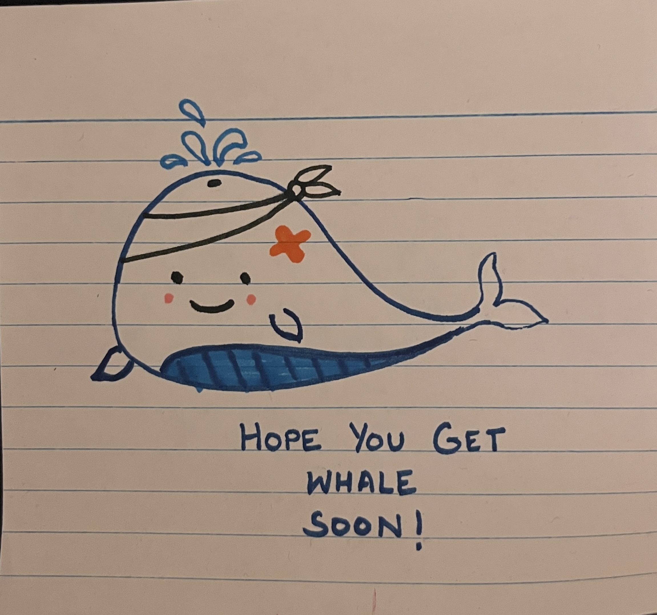 Whale Wellness Drawing